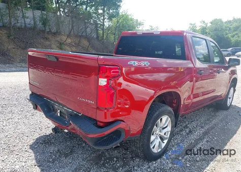 2022 Chevrolet Silverado 1500 Ltd 4Wd Short Bed Custom z USA, uszkodzony, nr VIN 1GCPYBEK5NZ229063